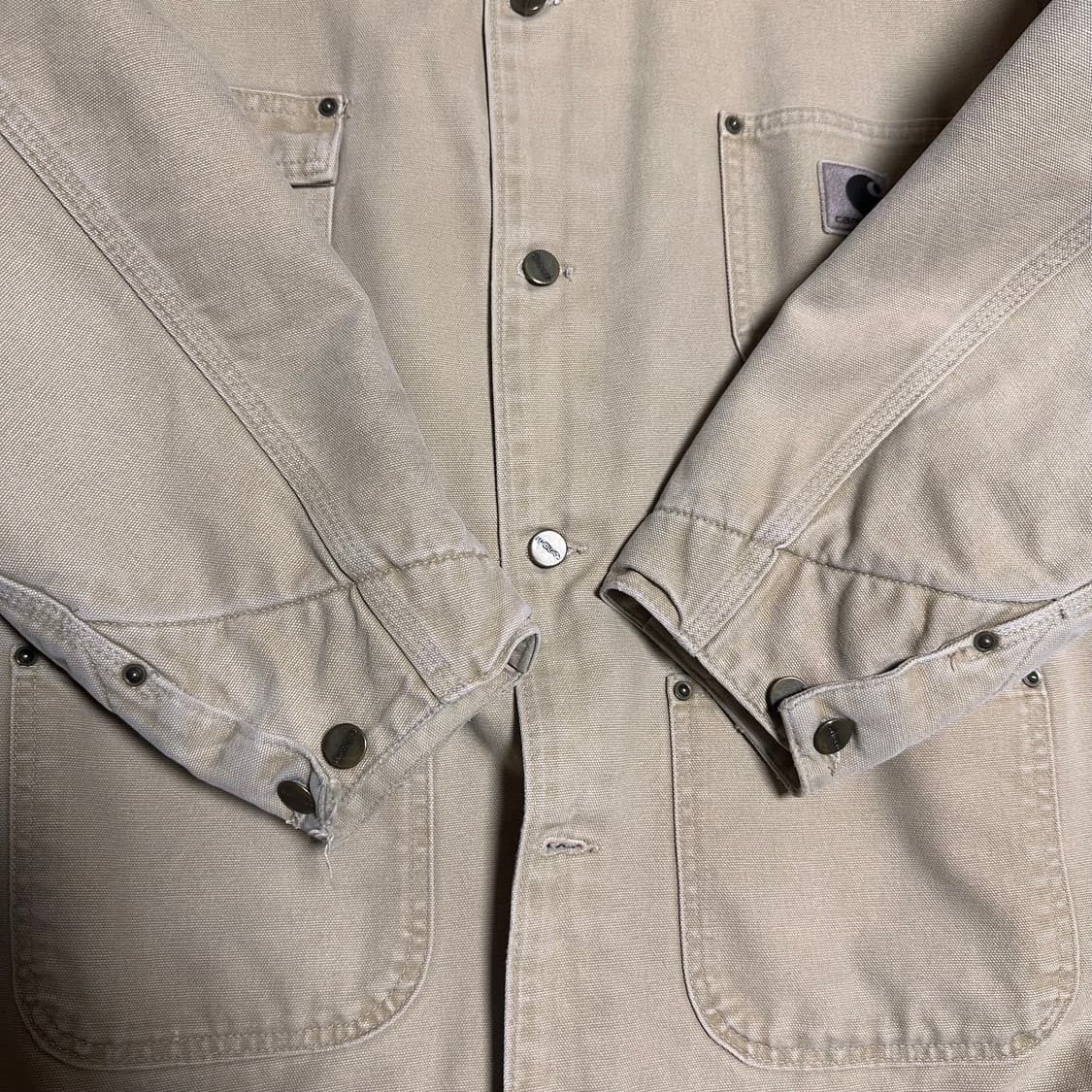 90s OG 빈티지 칼하트 초어자켓 워크자켓 c02 wet 상품이미지4