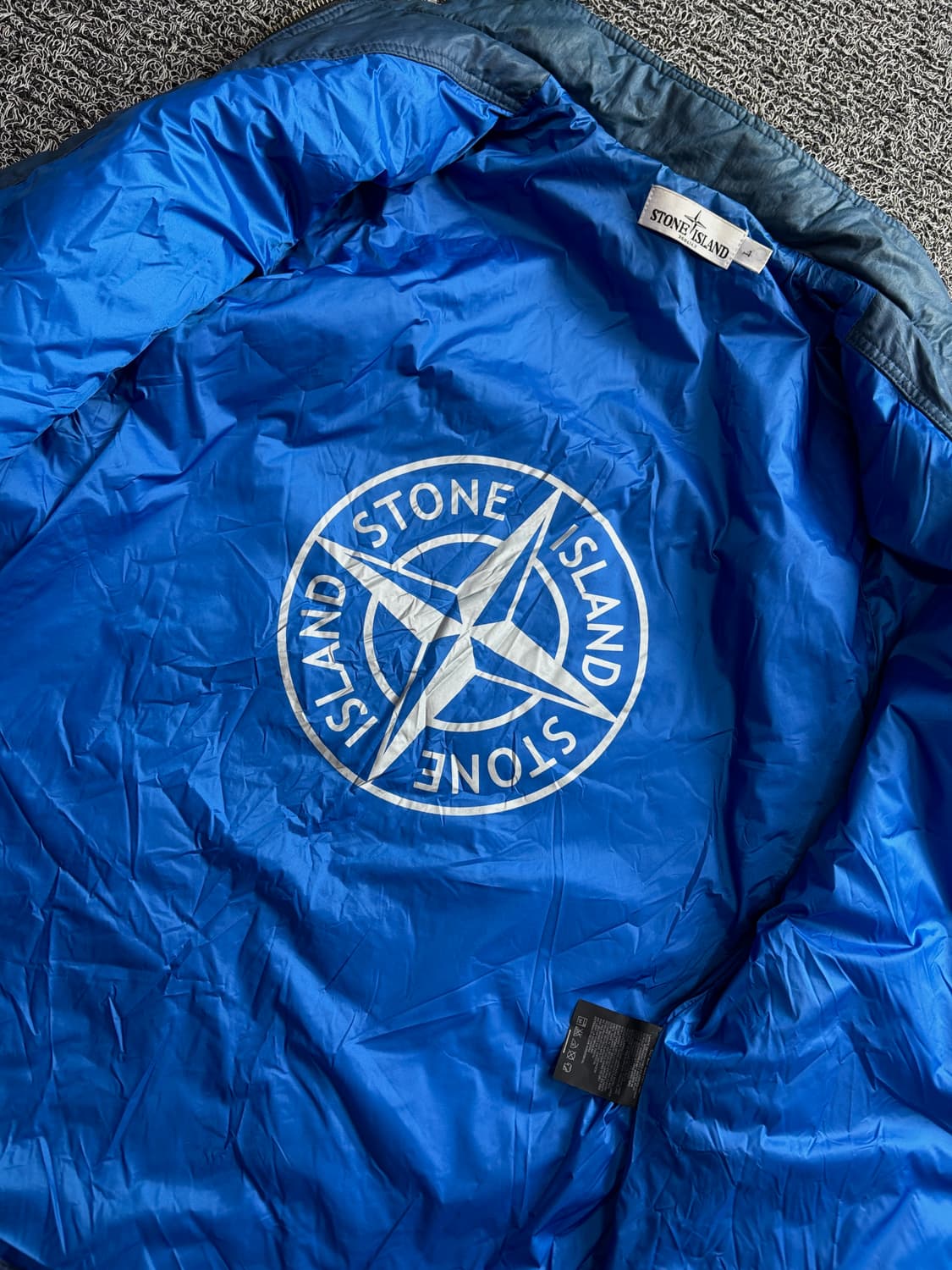 00s 스톤 아일랜드 나일론 메탈 윈드브레이커 블루종 자켓 3527 상품이미지3