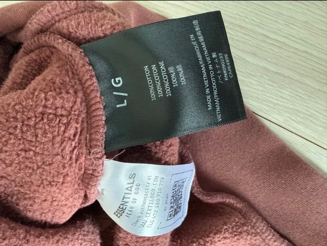 [L] 피어오브갓 에센셜 후드 상품이미지4