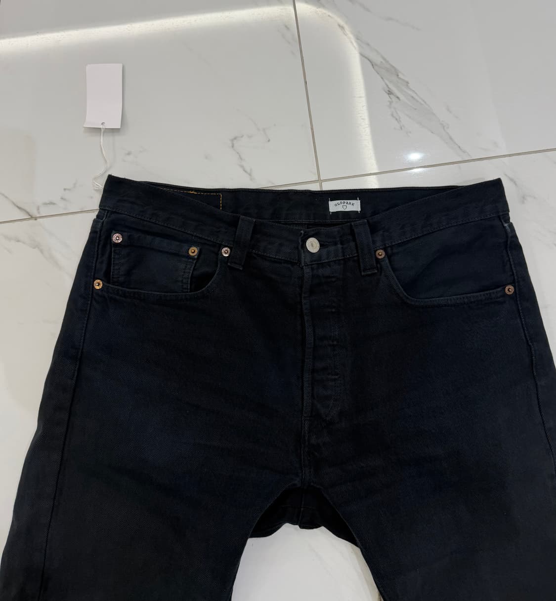 올드파크 블랙벌룬 플레어핏 데님팬츠 상품이미지3