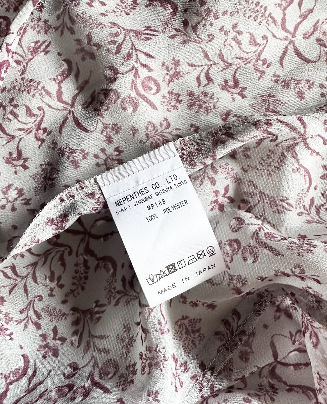 NEEDLES floral sheer wrap dress 상품이미지10