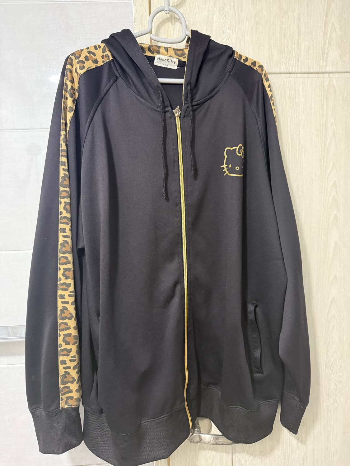 헬로키티 레오파드 후드집업 /빅사이즈 상품이미지2