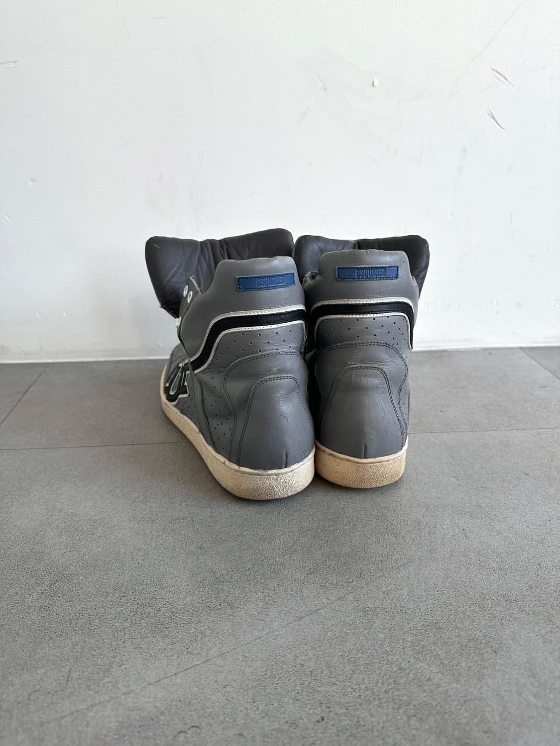 디스퀘어드 아카이브 스크래치 그레이 하이탑 상품이미지6