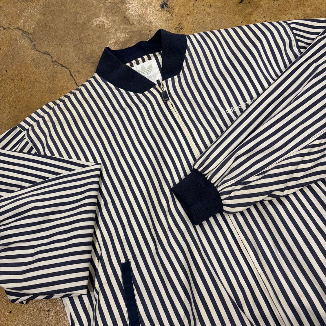 아디다스 네이비 스트라이프 자켓 105 상품이미지1