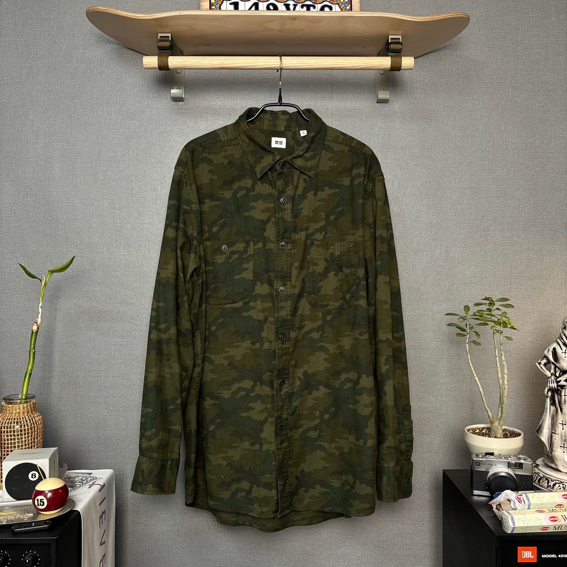 유니클로 재팬 카모셔츠 상품이미지2