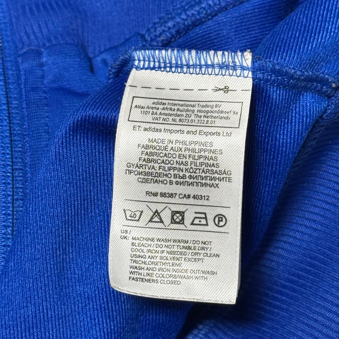 M 아디다스 파이어버드 블루 트랙탑 상품이미지5