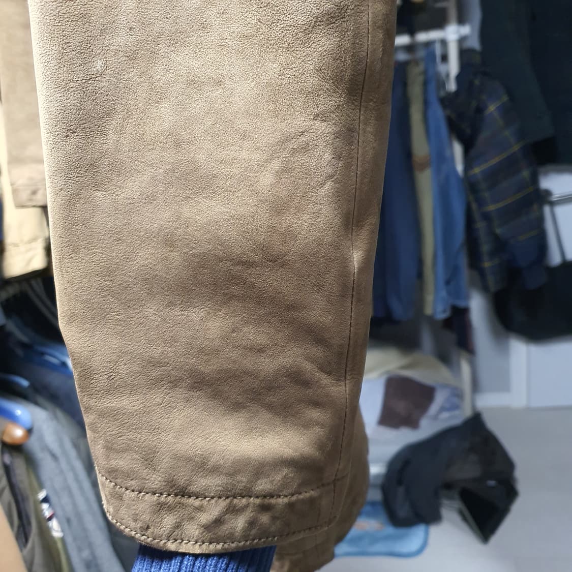 [100] 시리즈 양가죽 무스탕 코트 상품이미지7