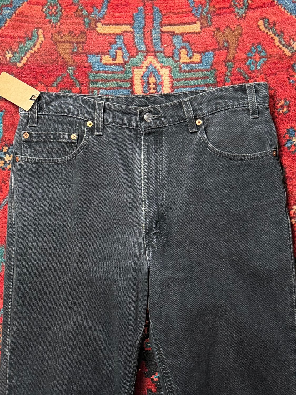 90's USA Made 빈티지 리바이스 517 블랙 오렌지탭 517 상품이미지6