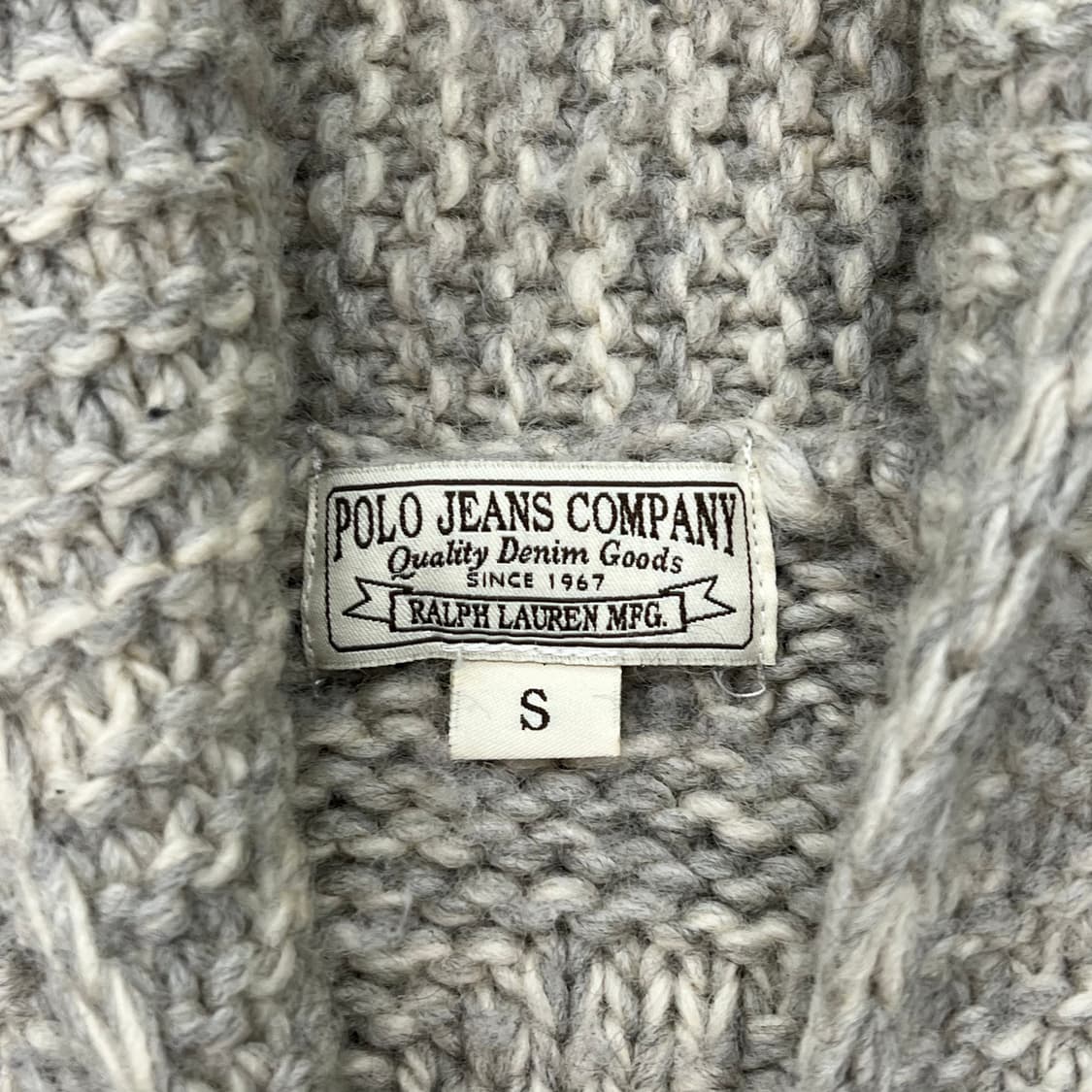 폴로진스 숄카라 니트집업 r2502 상품이미지5