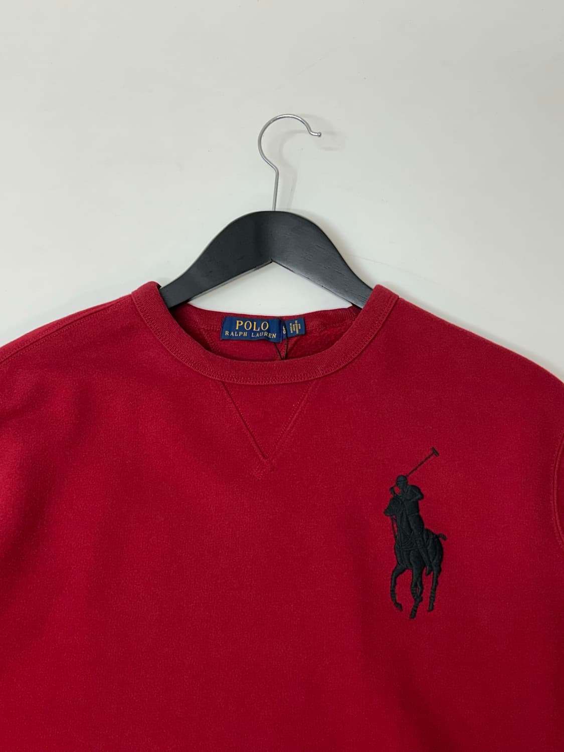 Polo 폴로 랄프로렌 빅포니 레드 컬러 맨투맨 상품이미지3