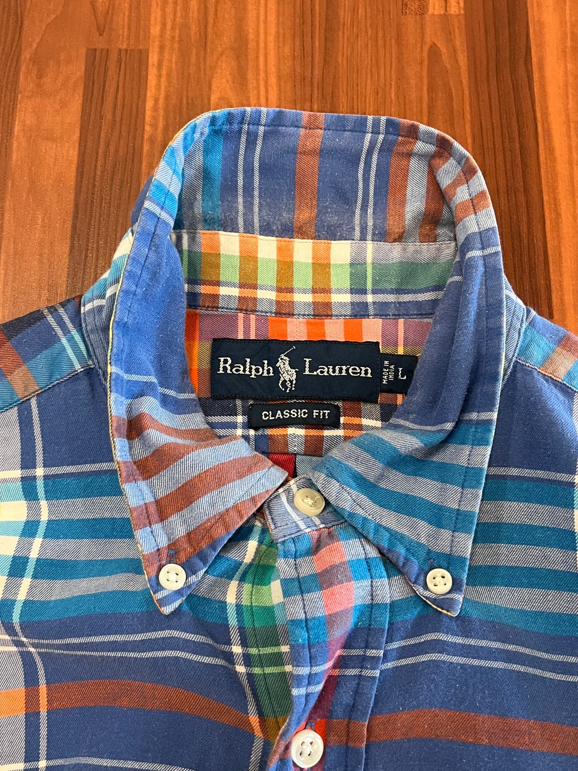 Polo RL 폴로 랄프로렌 CLASSIC FIT 체크 반팔 셔츠 상품이미지6