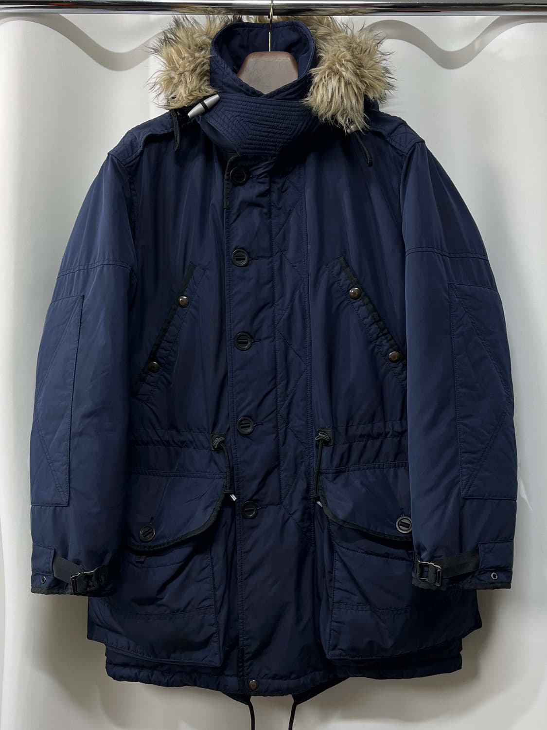폴로 랄프로렌 로얄네이비 유틸리티 피쉬테일 콜드웨더 다운파카 자켓 상품이미지1