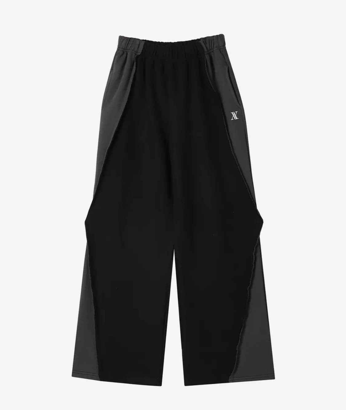 어반드레스 트레이닝 바지 Optical Side Wide Pants 블랙 상품이미지1