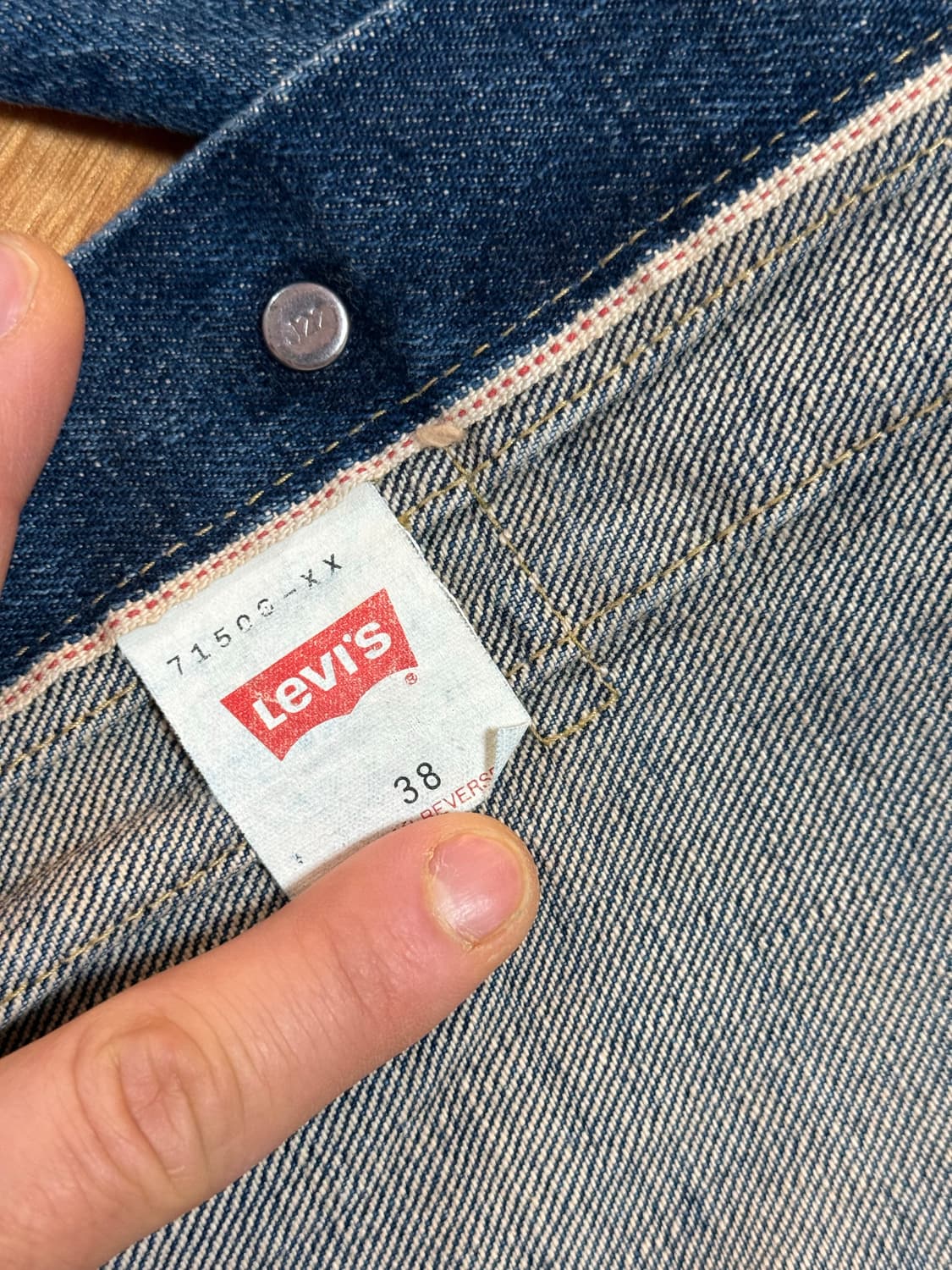 일본 리바이스 71506 1세대 38사이즈 상품이미지4