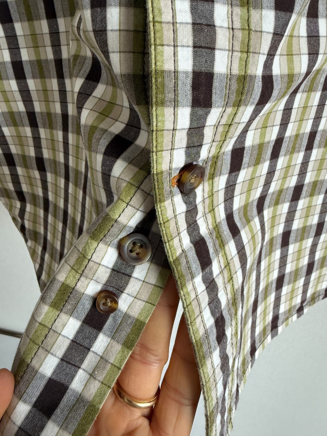 칼하트(Carhartt) 체크 반팔 셔츠 상품이미지5
