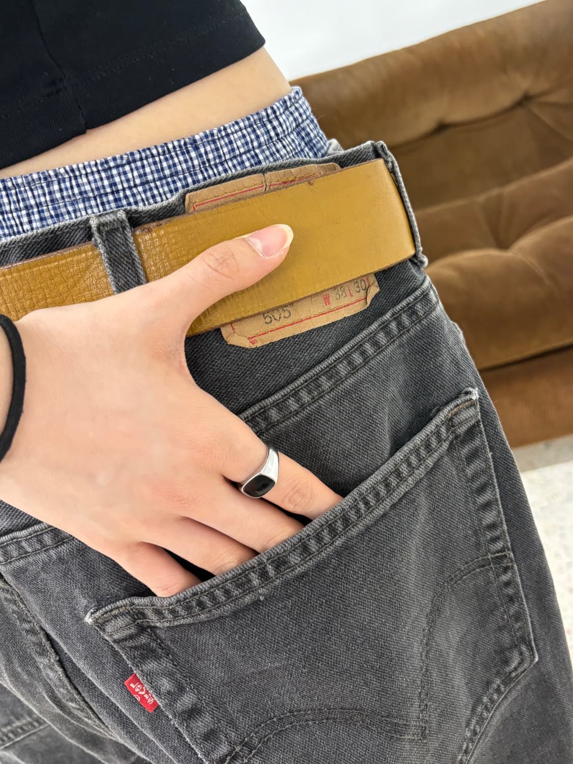 리바이스 505 레귤러 스트레이트 블랙 상품이미지9