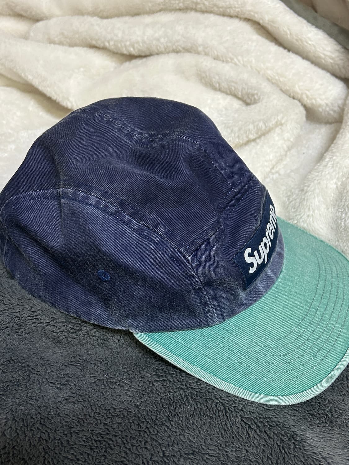 슈프림 투톤 캠프캡 상품이미지2