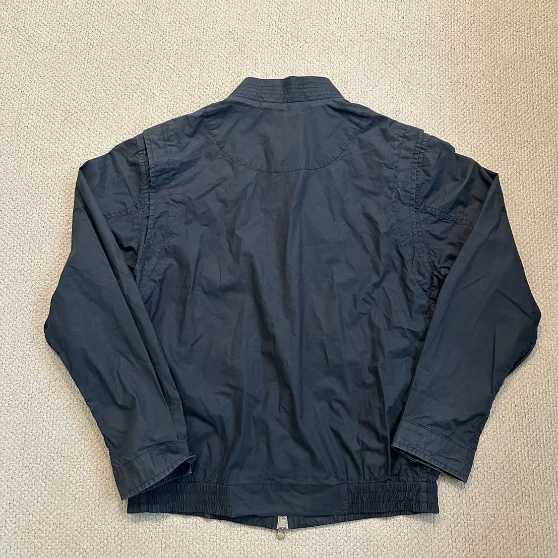 00s 제냐 Zegna 액션 플리츠 블루종 자켓 상품이미지9