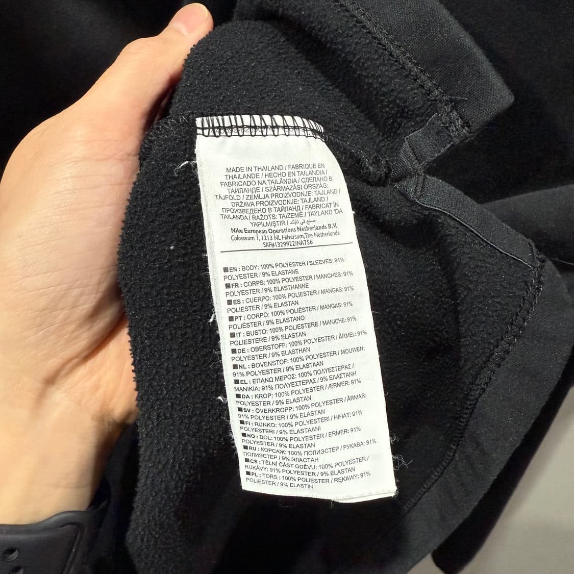 M 나이키 FC 바르셀로나 축구팀 드릴탑 반집업 트레이닝 롱슬리브 긴팔 상품이미지5