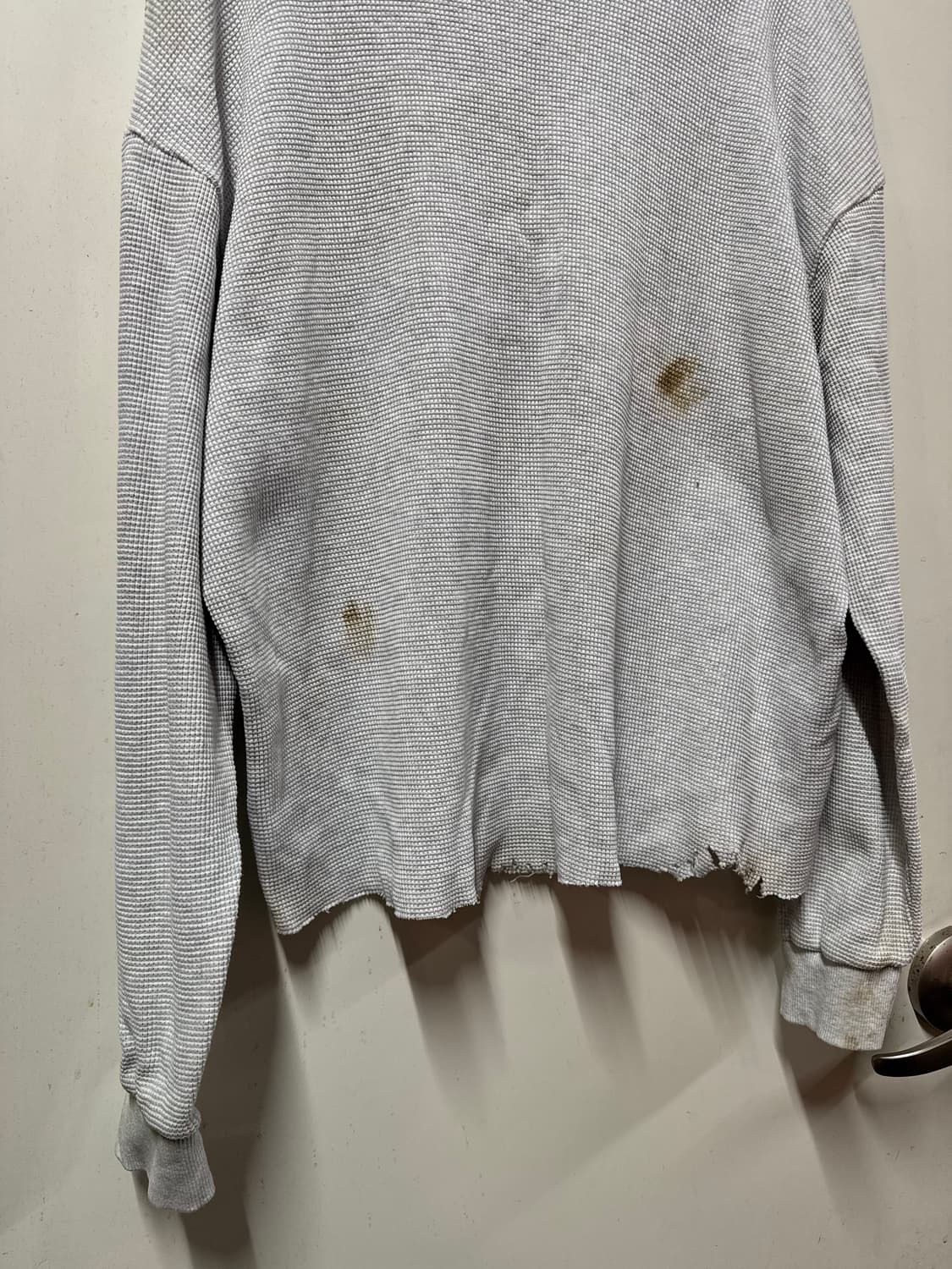 빈티지 와플 레이어드 긴팔 상품이미지6