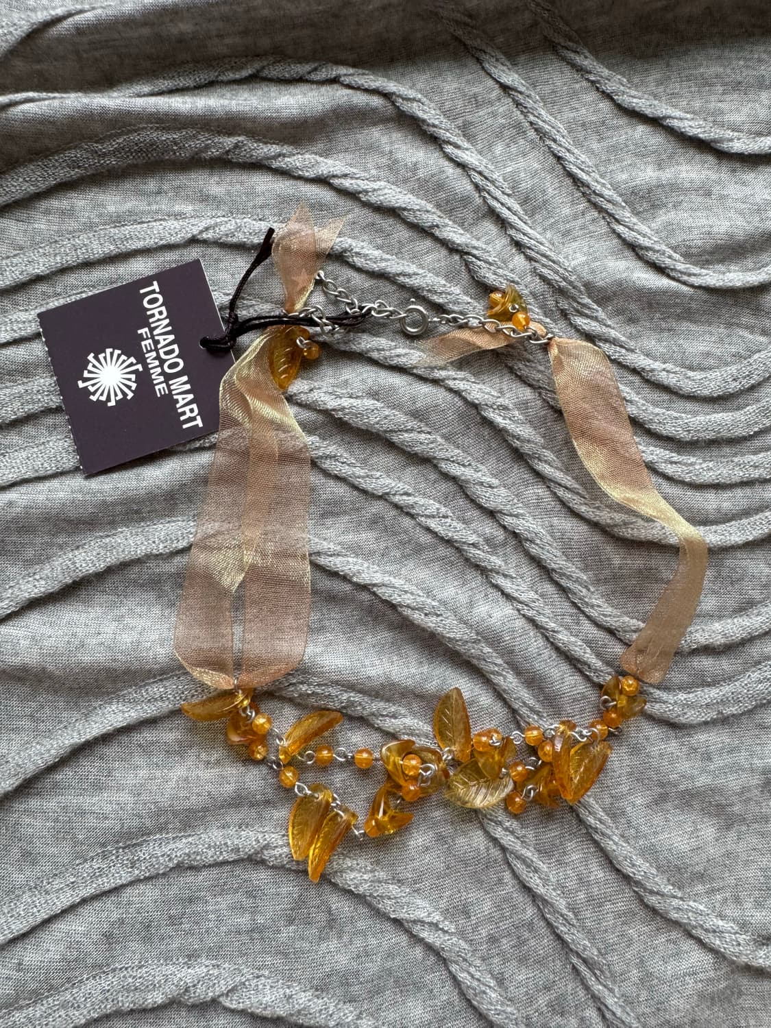 “Tornadomart” flower choker 상품이미지1