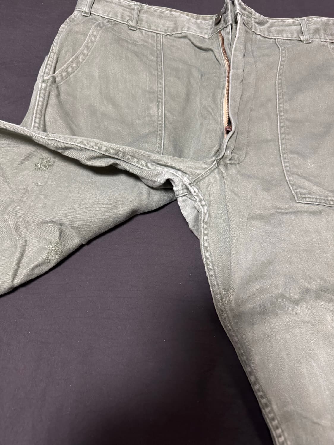 80s usa 퍼티크 팬츠 카키 36 빈티지  상품이미지3