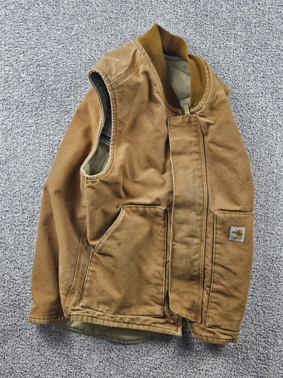 FR칼하트 FRV036 퀼팅 라인드 덕 워크 베스트 (M) / 10829 상품이미지3