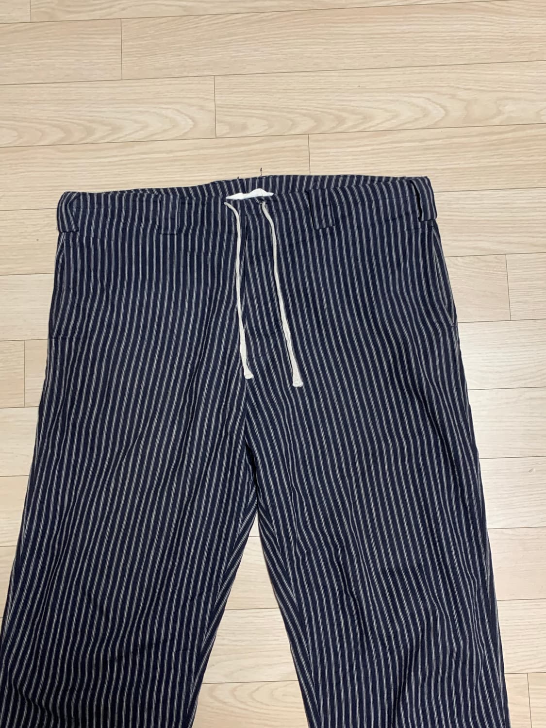 wardrobe41 워드로브41 타이업 팬츠 네이비 L 상품이미지4