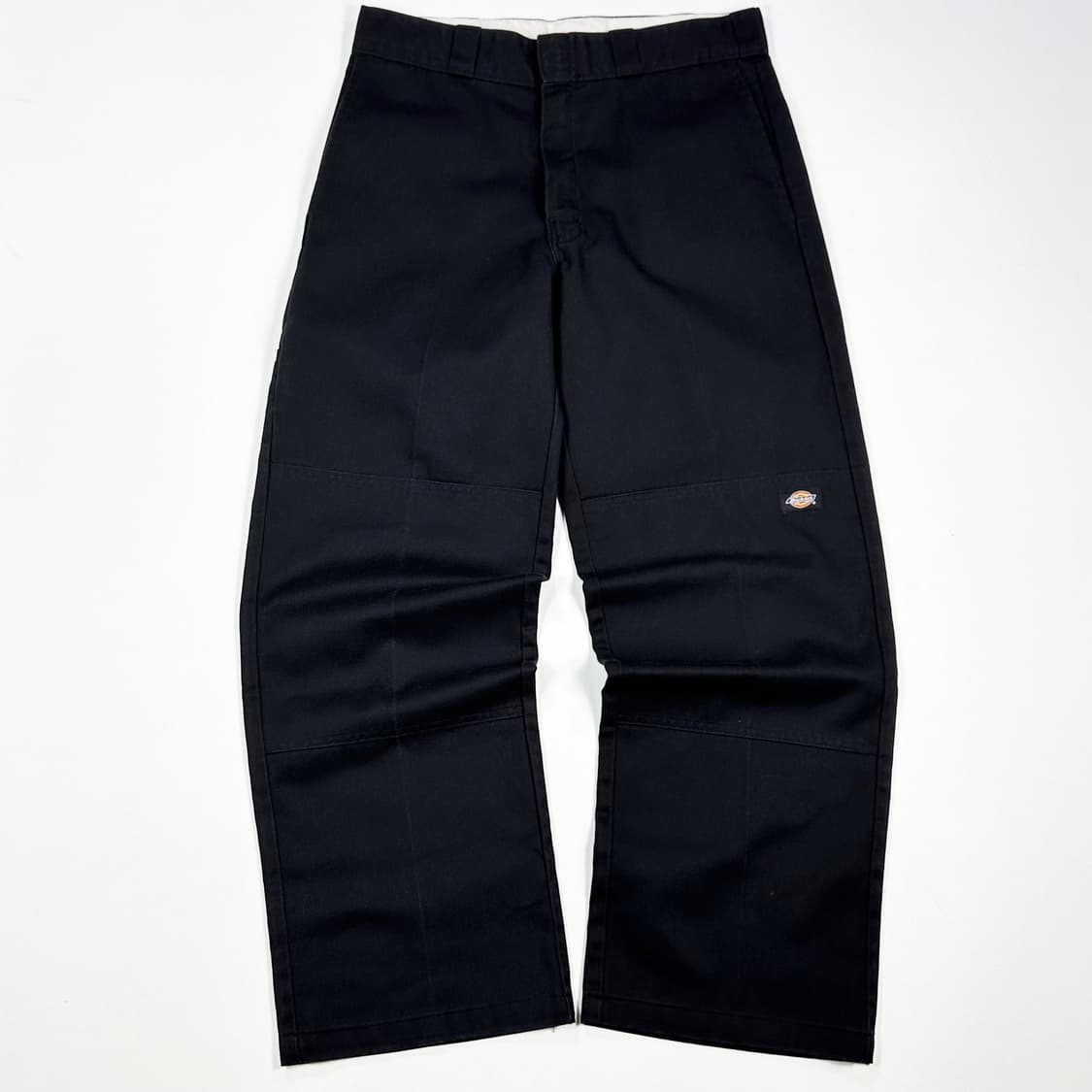 32 디키즈 오리지널 루즈핏 더블니 워크팬츠 블랙 상품이미지2