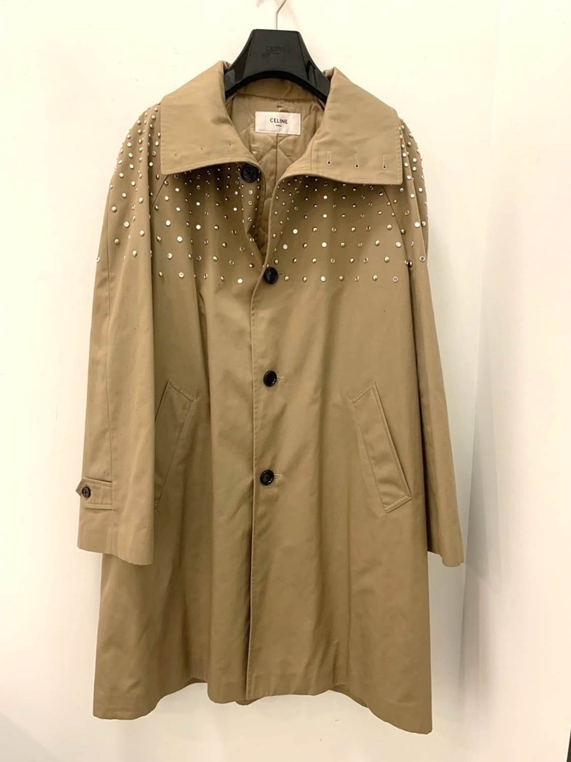 [박보검님 착용] 셀린느 22AW 크리스탈 스터드 코트 상품이미지5