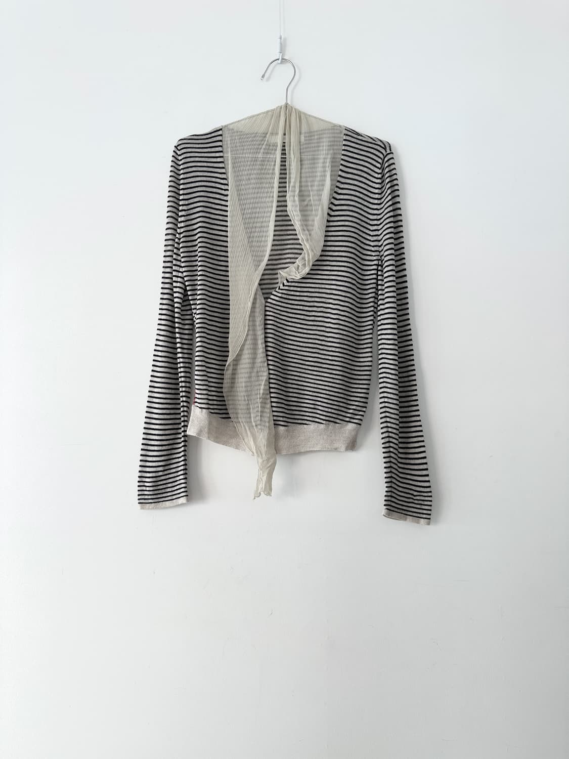 SYSTEM unbal drape cardigan 상품이미지1