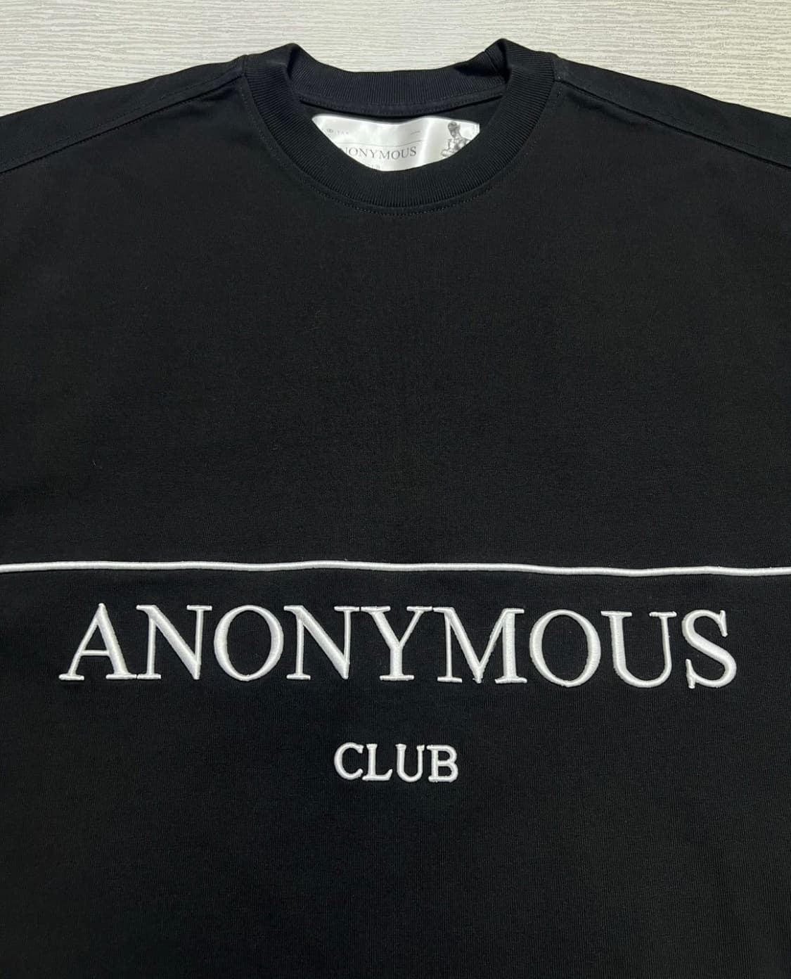 Anonymous club F&F sample 자수 티셔츠 상품이미지3