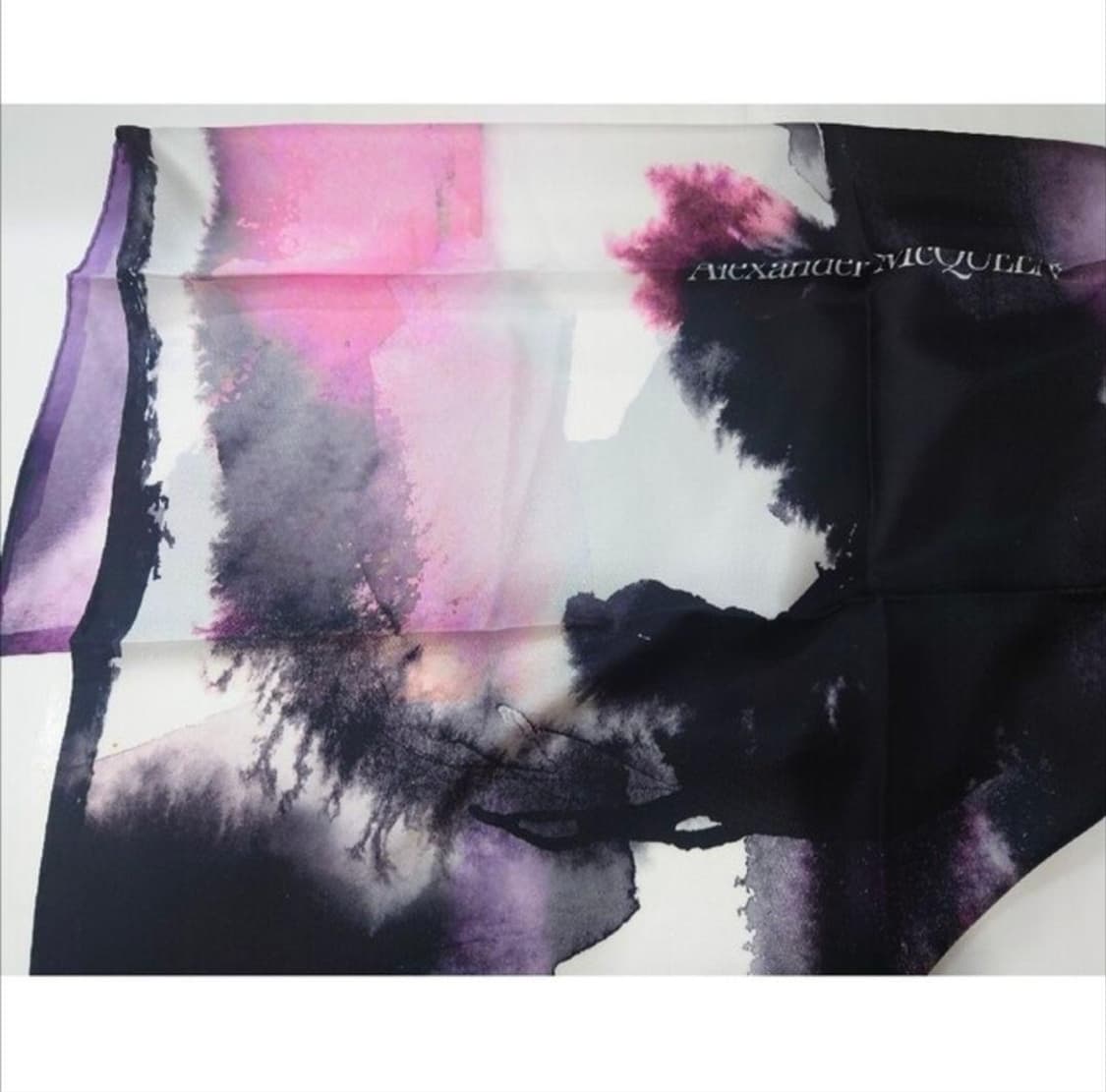 알렉산더 맥퀸 그래피티 울 스카프 상품이미지3