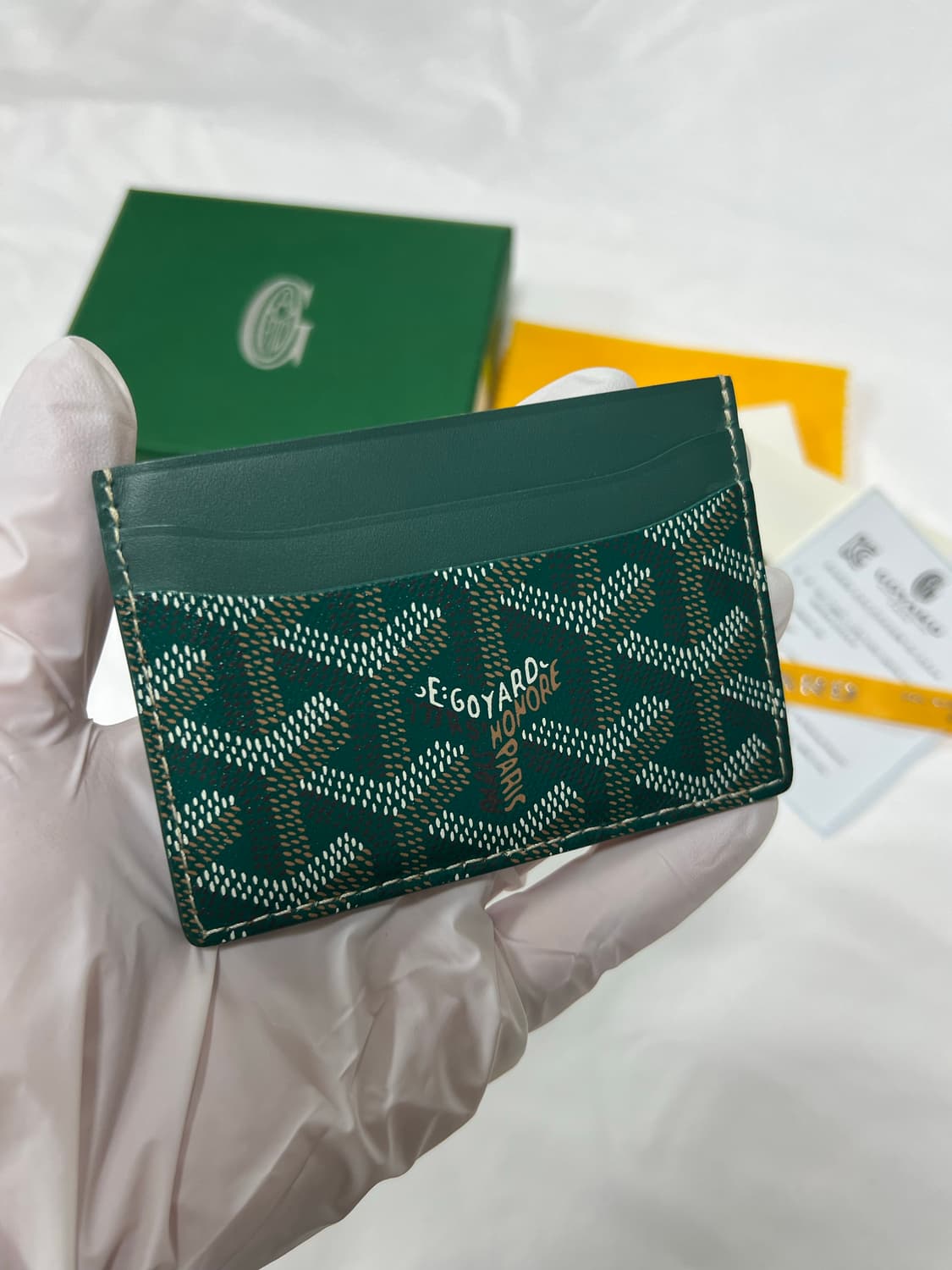 [정품] 새상품급 / 고야드 생쉴피스 카드 홀더 그린 상품이미지4