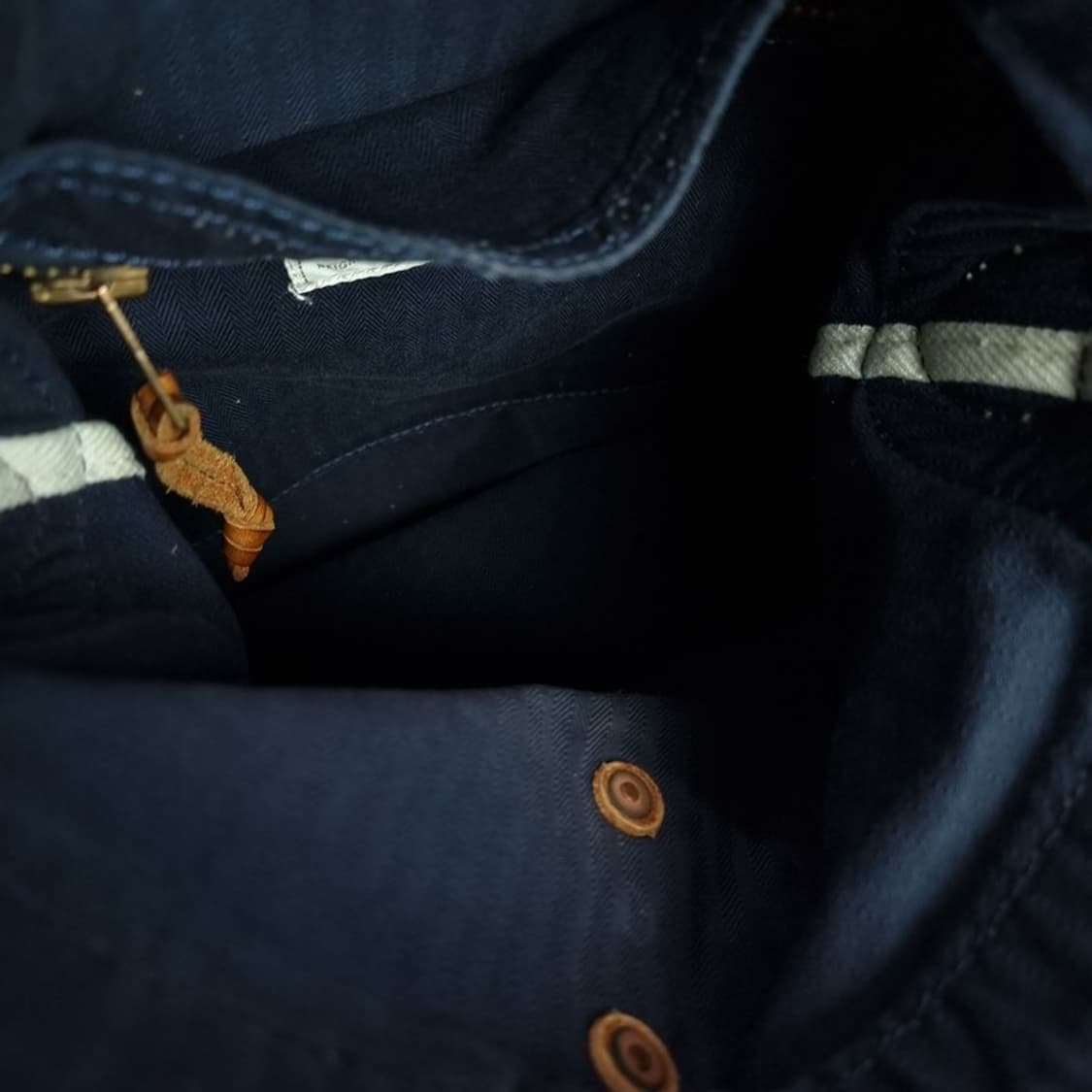 [네이버후드] 리얼 레더 코튼 크로스백 P01610 상품이미지5