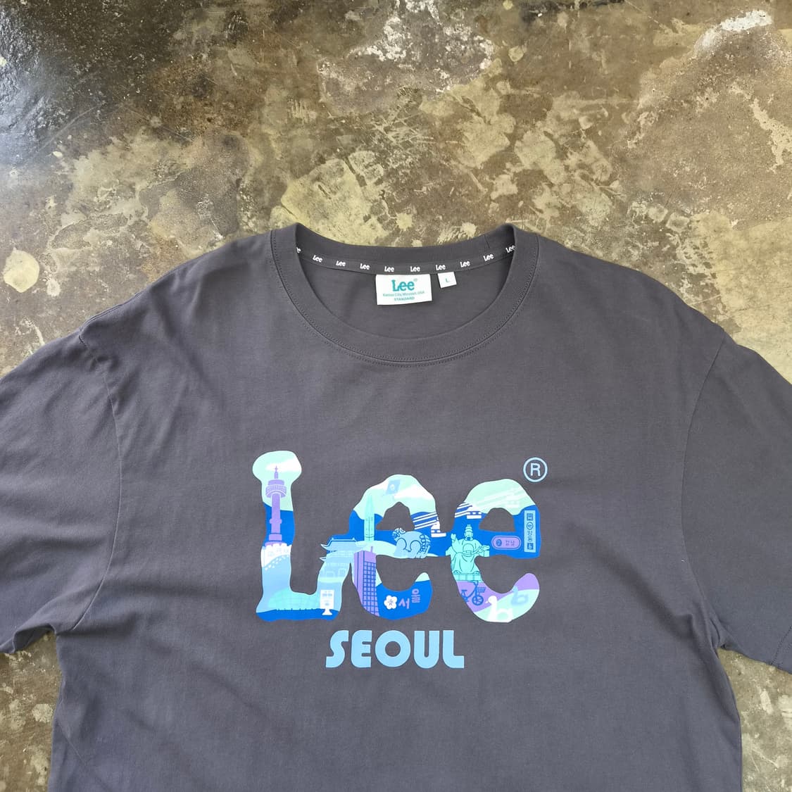 L) Lee 리 서울 에디션 반팔티 반팔티셔츠 seoul 상품이미지3