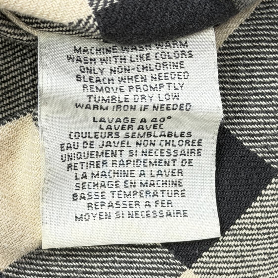 데님앤서플라이 랄프로렌 플란넬 체크 셔츠 남방 M 상품이미지5