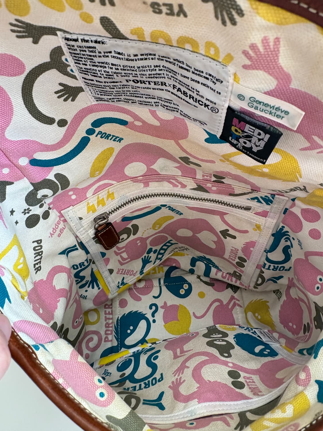 요시다 포터 x 메디콥토이 콜라보 숄더백 상품이미지5