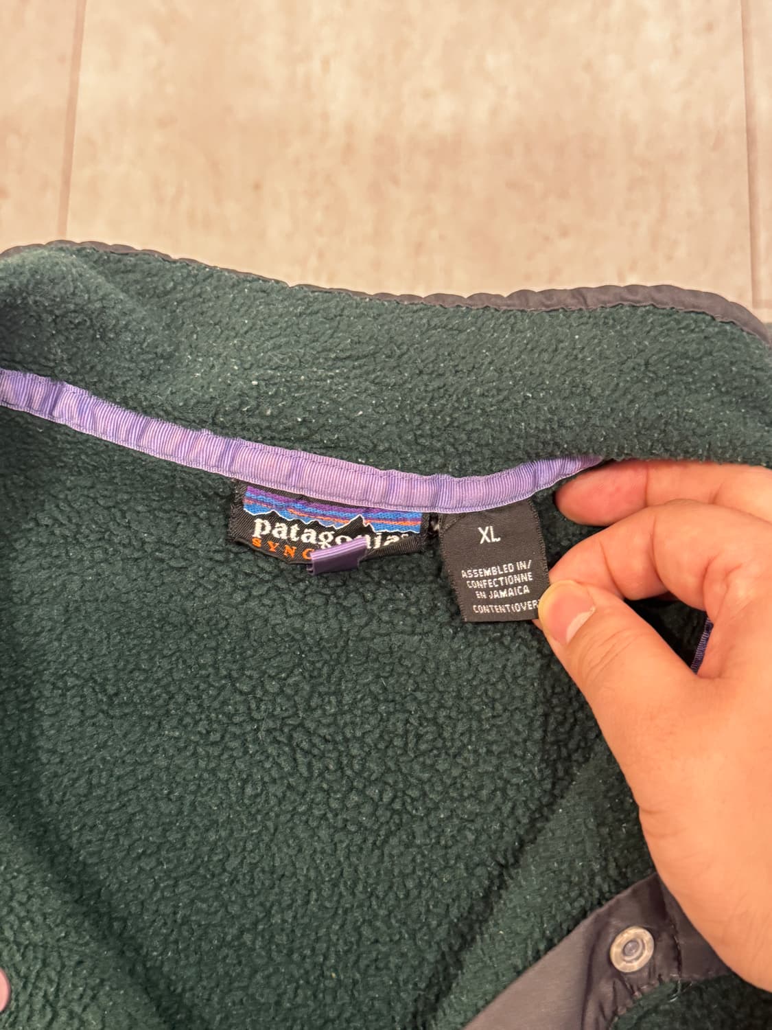 파티고니아 신칠라 그린 빈티지 xl 상품이미지2