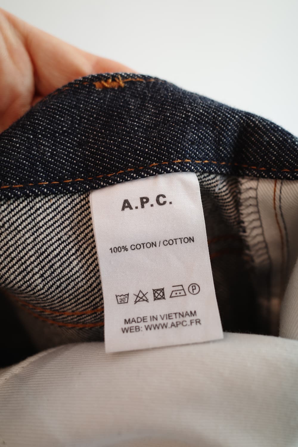 A.P.C 아페쎄 쁘띠 스탠다드 셀비지 데님 (36인치)  상품이미지6