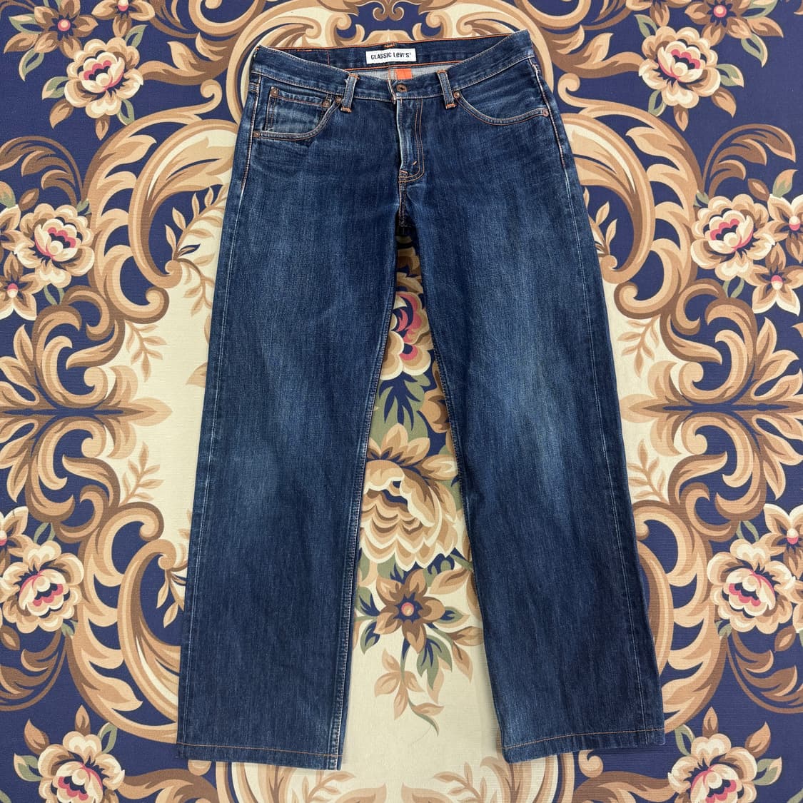 (30)JPN 00s 리바이스 Levis 503 오렌지 스티치 데님팬츠 상품이미지3