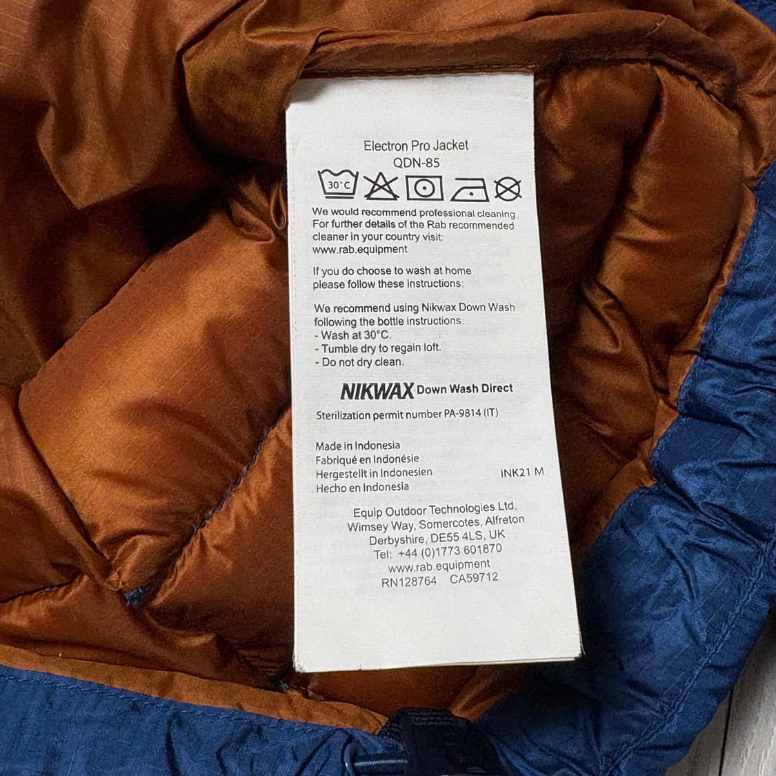 [L] 랩 Rab 일렉트론 프로 다운자켓 상품이미지4