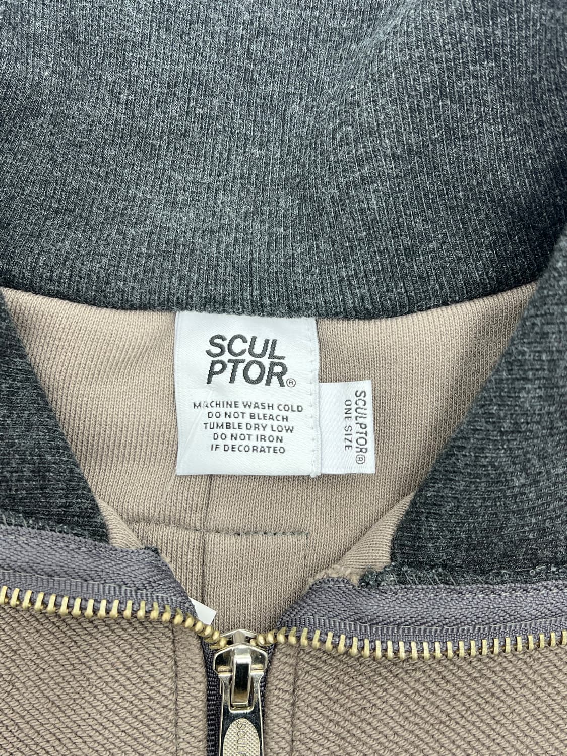 스컬프터 크롭 후드집업 상품이미지5