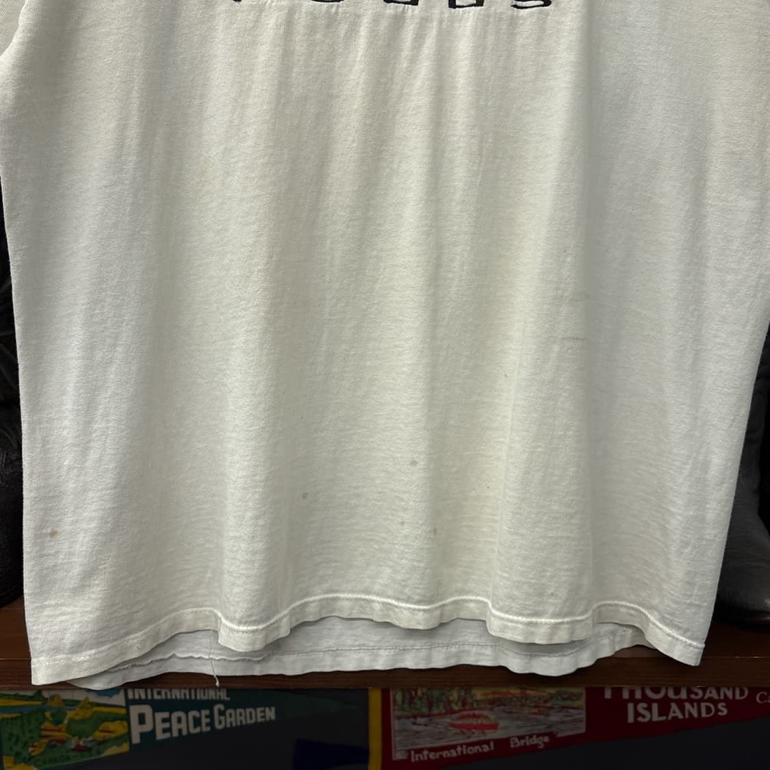 90s 스타터 올드 NBA 시카고불스 엠브로이드 티셔츠 N1206 상품이미지4