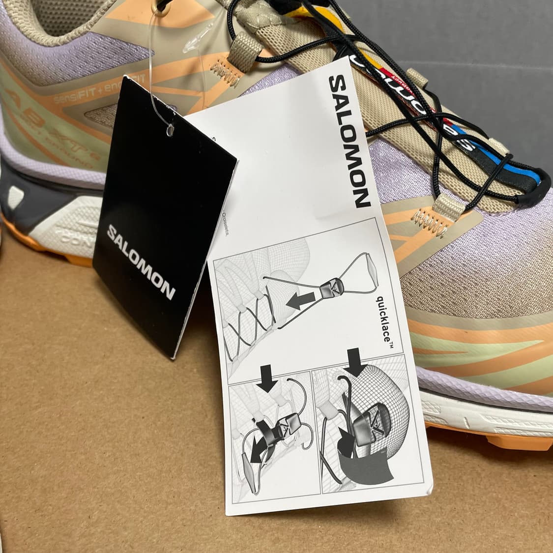 살로몬/ xt6 스카이라인 화이트 페퍼 피치/ 285 상품이미지8