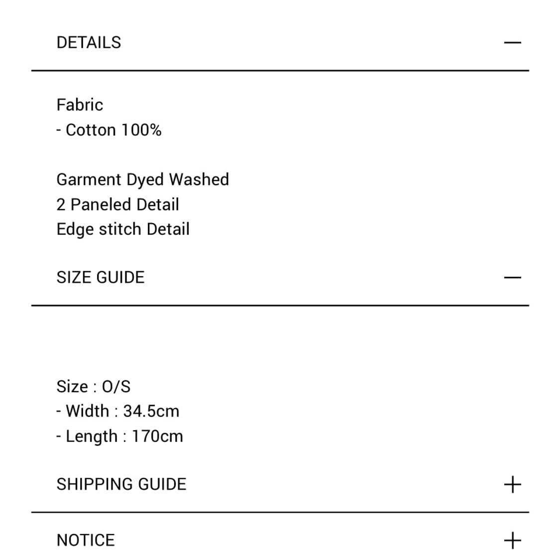 누마레 ee 머플러 목도리 브라운 상품이미지4
