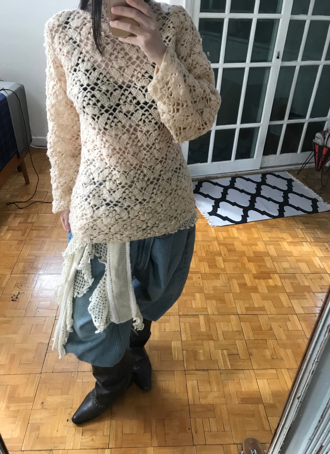  vintage net knit 상품이미지2