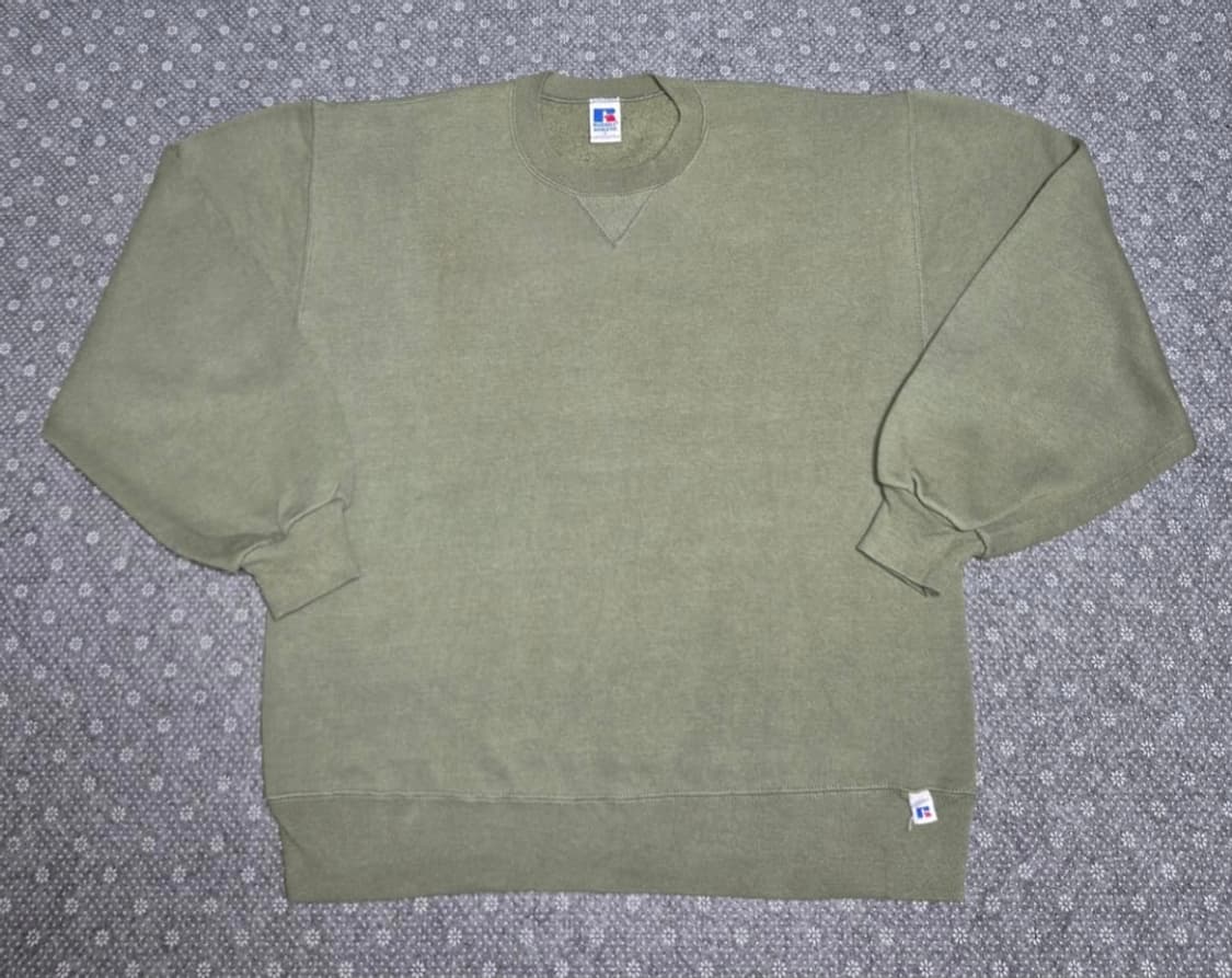 [L] 90S US Made 러셀 올리브그린 스웻 -335 상품이미지1