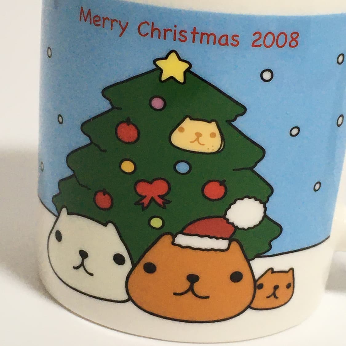고전 카피바라 크리스마스 머그컵 상품이미지4