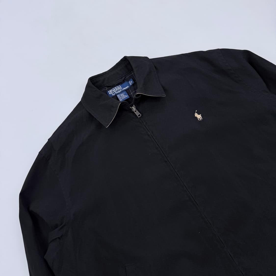 폴로랄프로렌 안감체크 스윙탑 블랙 상품이미지2